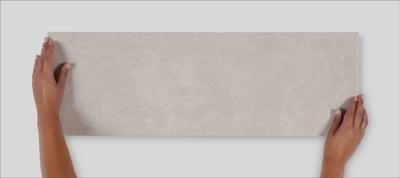 Wandtegel wit Saloni B-Stone 75x25cm ceniza mat