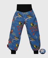 Waterproof Softshell Pants Birds Dark Blue