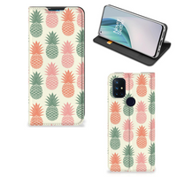 OnePlus Nord N10 5G Flip Style Cover Ananas