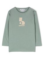 Bonpoint t-shirt en coton à logo imprimé - Vert