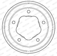 Ferodo Remtrommel FDR329187