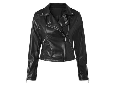 esmara Dames bikerjack of bomberjack (Zwart, 46)