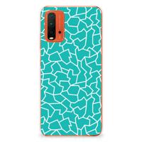 Xiaomi Poco M3 | Hoesje maken | Cracks Blue