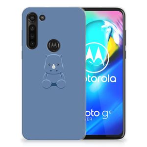 Motorola Moto G8 Power Telefoonhoesje met Naam Baby Rhino