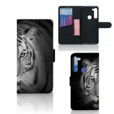 Motorola G8 Power | Telefoonhoesje | Met pasjeshouder | Tijger