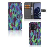 OnePlus 10 Pro | Book Case | Abstract Green Blue