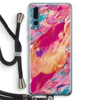 Pastel Echoes: Huawei P20 Pro Transparant Hoesje met koord