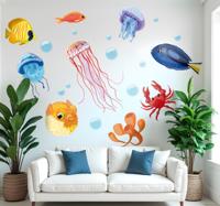 Muursticker kinderkamer dieren onderwatermotief