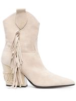 Philipp Plein bottines en daim - Tons neutres