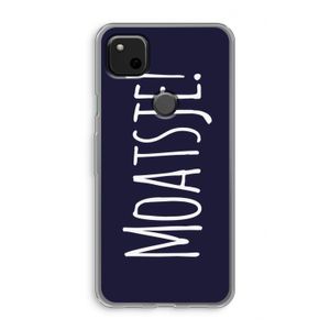 Moatsje!: Google Pixel 4a Transparant Hoesje