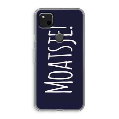 Moatsje!: Google Pixel 4a Transparant Hoesje