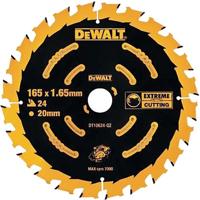 DeWalt Accessoires cirkelzaagblad 165x20x24t finish, kerf 1,65mm - dt10624-qz