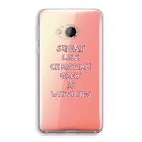 Christian Grey: HTC U Play Transparant Hoesje Christian Grey: HTC U Play Transparant Hoesje