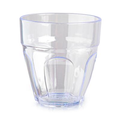 Plasticforte onbreekbaar drinkglas - kunststof - transparant - 250 ml - drinkglazen - Picardi