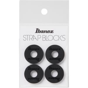 Ibanez ISB4-BK strap blocks zwart (set van 4)