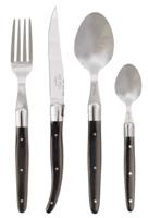 Jay Hill Bestekset Laguiole - Zwart - 16 delig / 4 personen