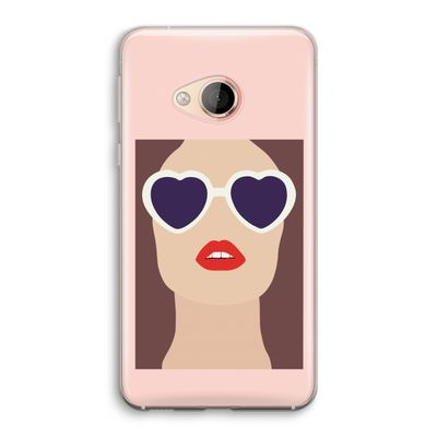 Red lips: HTC U Play Transparant Hoesje