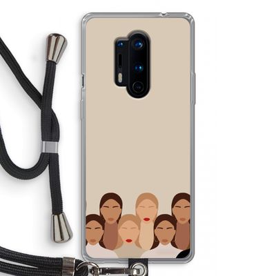 Girls girls girls: OnePlus 8 Pro Transparant Hoesje met koord
