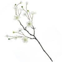 Kunstbloemen appelbloesem Kyoto - 56 cm - wit - Kunst zijdebloemen