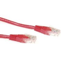 ACT Rode 20 meter U/UTP CAT6A patchkabels met RJ45 connectoren