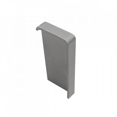 Küberit - Eindstuk rechts t.b.v. 845 profiel RVS