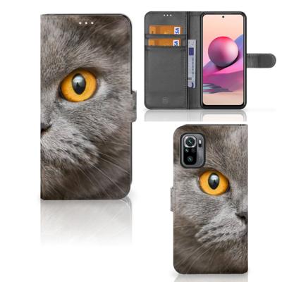 Telefoonhoesje | Met pasjeshouder | Xiaomi Redmi Note 10S | 10 4G | Poco M5s Britse Korthaar