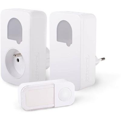Chimes - SCS SENTINEL - SONE DUO - Draadloos en batterijloos - Set van 2 - Bereik 150+50 meter - Zelfvoorzienend