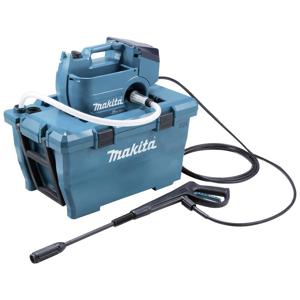 Makita DHW080ZK hogedrukreiniger Staand Batterij/Accu 380 L/u Zwart, Blauw