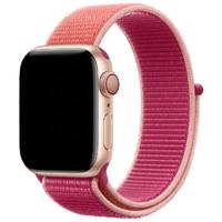Apple Watch Nylon Geweven Sport Band - Granaatappel - 38, 40, 41 & 42mm