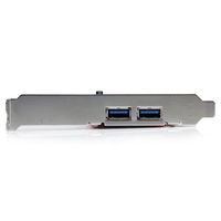 StarTech.com 2-poorts PCI SuperSpeed USB 3.0-adapterkaart met SATA-voeding - thumbnail