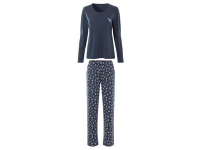 esmara Dames pyjama (Marineblauw, XS (32/34))
