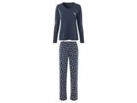 esmara Dames pyjama (Marineblauw, XS (32/34))