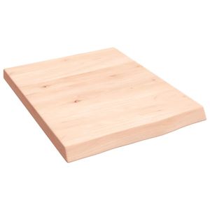 Wandschap 40x50x4 cm onbehandeld massief eikenhout