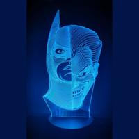 3D LED LAMP - BATMAN EN JOKER