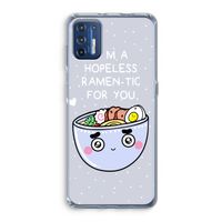 I'm A Hopeless Ramen-Tic For You: Motorola Moto G9 Plus Transparant Hoesje