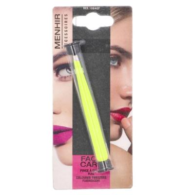 Vitry Menhir Epileer Pincet Fluo Geel 1Stuks
