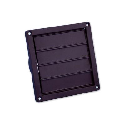 Nedco lamellenrooster rand - 155 x 155 mm - Ø 100 - 130 mm - bruin - 62500602