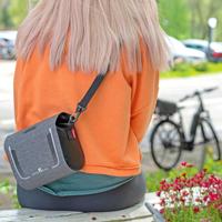 RIXEN & KAUL stuurtas "baggy mini waterproof" handlebar bag r&k baggy mini waterp.grey klickfix