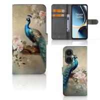Telefoonhoesje | Met pasjeshouder | voor OnePlus Nord CE 3 Lite Vintage Pauwen