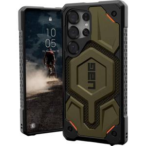 Urban Armor Gear Monarch Pro Outdoor telefoonhoes Samsung Galaxy S25 Ultra Groen Inductieve lading, Stootbestendig