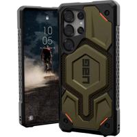 Urban Armor Gear Monarch Pro Outdoor telefoonhoes Samsung Galaxy S25 Ultra Groen Inductieve lading, Stootbestendig