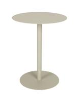 Zuiver Outdoor Bijzettafel 'Snow' 35cm, kleur Brown Rice