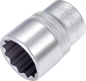 HAZET Dopsleutel 900Z-22 · 1/2 inch (12,5 mm) vierkant hol · Buitentwaalfkant tractieprofiel · SW 22 mm