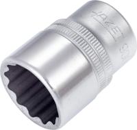 HAZET Dopsleutel 900Z-22 · 1/2 inch (12,5 mm) vierkant hol · Buitentwaalfkant tractieprofiel · SW 22 mm