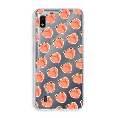 Just peachy: Samsung Galaxy A10 Transparant Hoesje