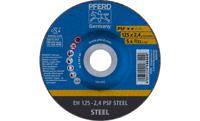 PFERD PSF STEEL 61720222 Doorslijpschijf gebogen 125 mm 25 stuk(s) Staal