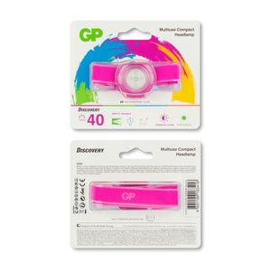 GP Lighting CH31 Roze Lantaarn aan hoofdband LED