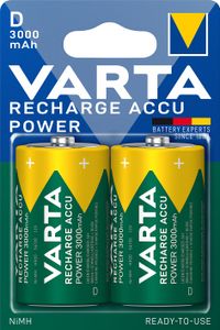 Varta D 3000mAh Ready2Use 2x