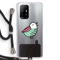 Birdy: Oppo A95 5G Transparant Hoesje met koord
