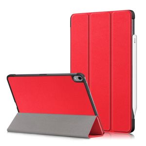 3-Vouw sleepcover hoes - iPad Air (2022 / 2020) 10.9 inch - Rood